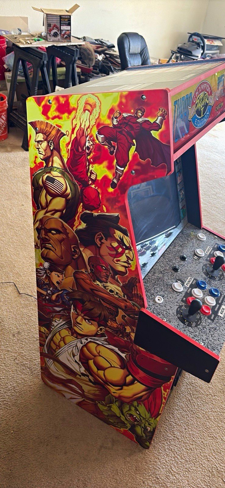 Arcade1Up Street Fighter II Turbo Champion Edition Arcade Cabinet Arcade1Up Street Fighter II Turbo Champion Edition Arcade Cabinet