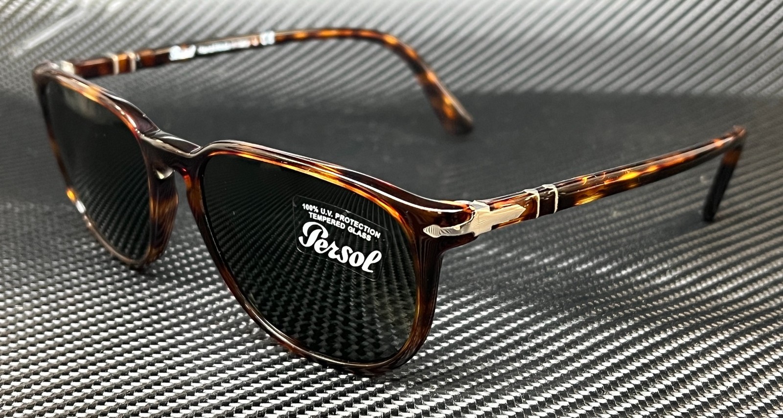 PERSOL PO3019S 24 31 Havana Square Men\'s 52 mm Sunglasses