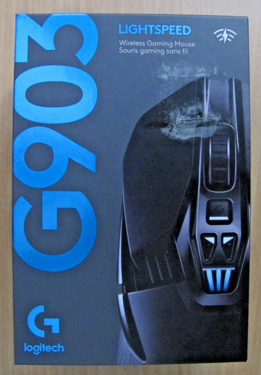 Logitech G903 LIGHTSPEED Wireless Gaming Mouse Hero Sensor Open Box Return Logitech G903 LIGHTSPEED Wireless Gaming Mouse Hero Sensor Open Box Return