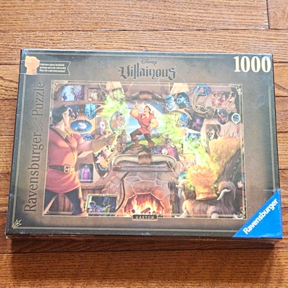 Ravensburger Disney Villainous Gaston 1000-Piece Jigsaw Puzzle Interlocking NIB