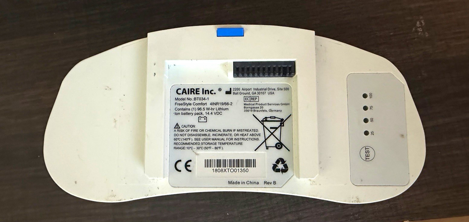CAIRE Inc. FreeStyle Comfort Li-Ion Battery Pack 14.4V 96.5Wh BT034-1