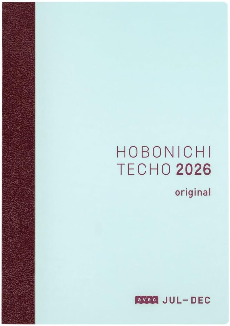 Hobonichi Techo 2026 Original Avec Book – A6, Japanese, Daily, 6-Month Only, Jul