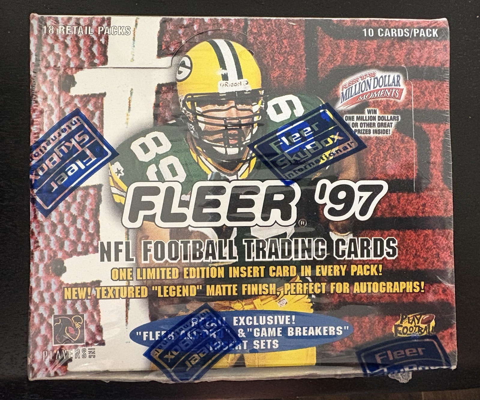 1997 Fleer NFL Retail Box Factory Sealed From Case Mark Chmura Packers Ray Lewis
