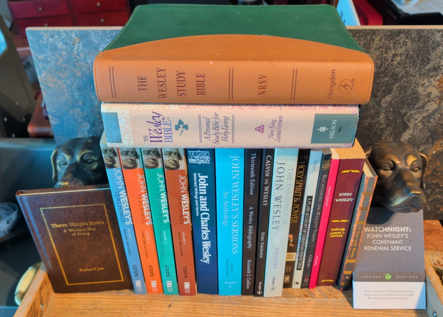All Things JOHN WESLEY: 20+ Books 1 Teachings Set, 2 Bibles (1 is rare NKJV)++