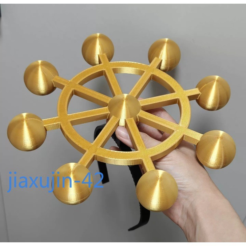 NEW Jujutsu Kaisen Mahoraga Headwear Cosplay Prop Rotatable 3D Printed Headpiece