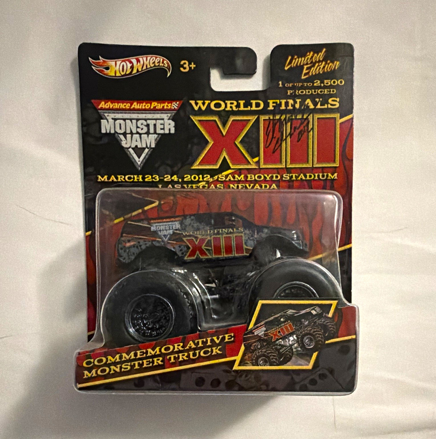 Hot Wheels Monster Jam World Finals XIII 2012 1:64 Monster Truck Autographed Hot Wheels Monster Jam World Finals XIII 2012 1:64 Monster Truck Autographed