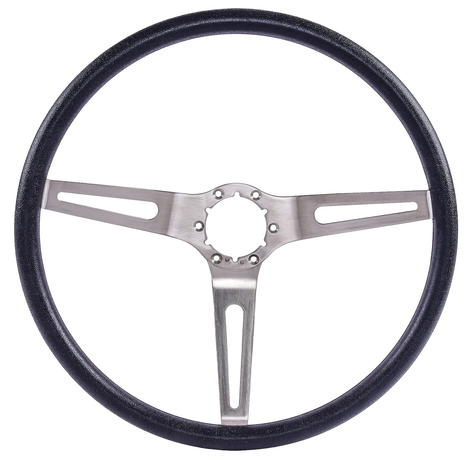 JEGS 3-Spoke Comfort Grip Steering Wheel Fits Select 1969-1972 GM Cars &