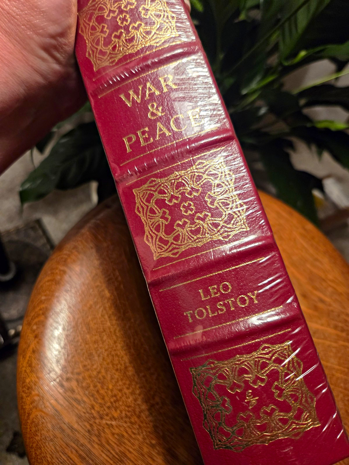 Easton Press War and Peace Leo Tolstoy Leather Bound SEALED Gold Gilt