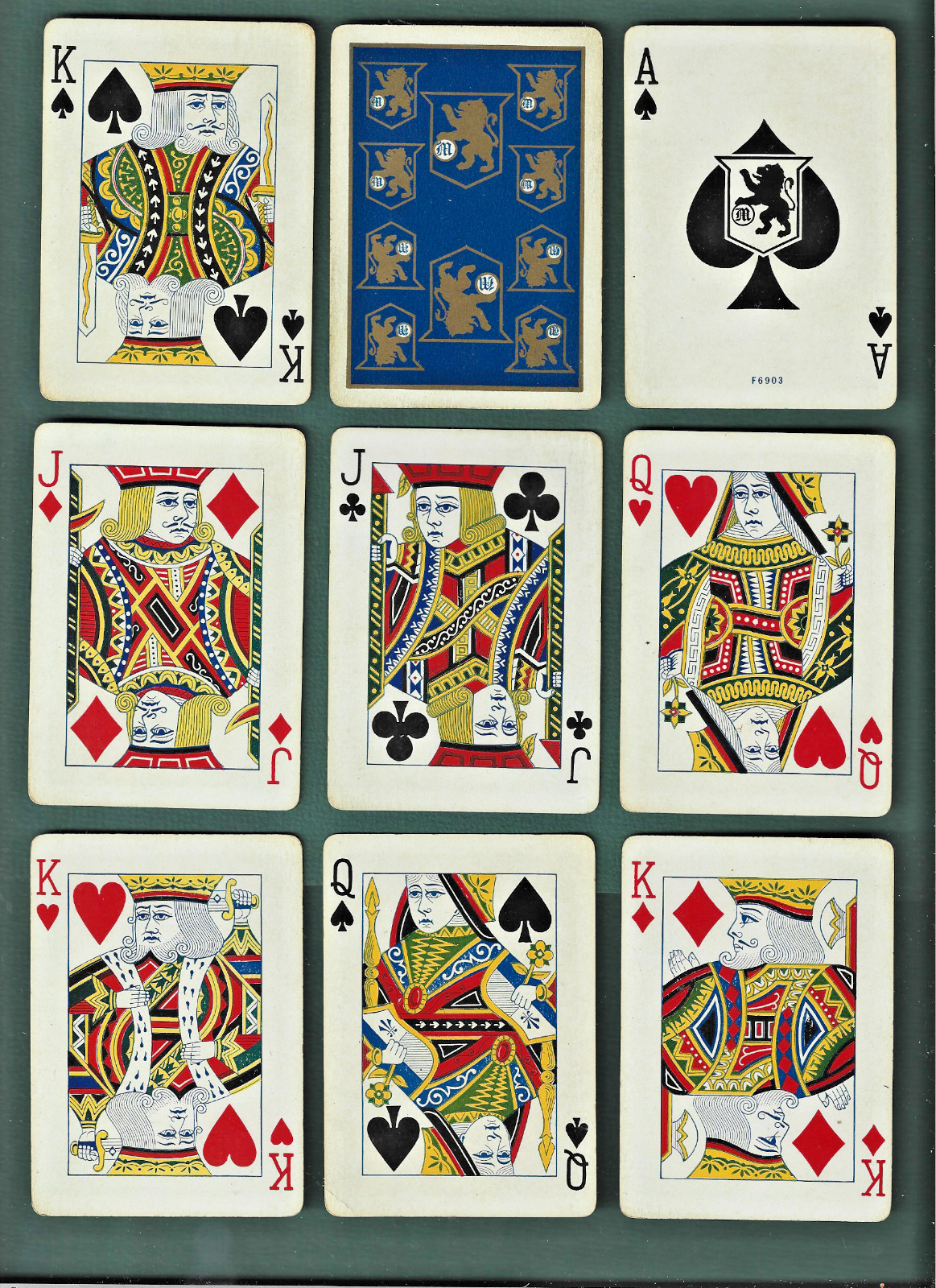 Rare 1929  MANDELL  BROTHERS Dept Store CHICAGO Wide Playing Cards   52/52 NJ