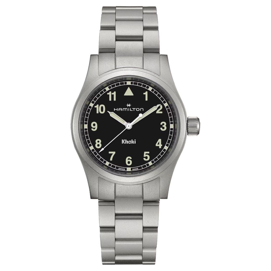 Hamilton Khaki Field King Men\'s Black Dial Quartz Watch H69401130