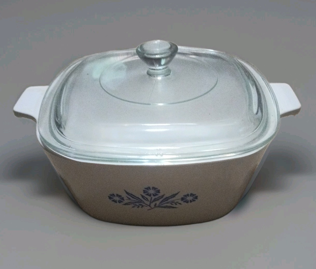 Blue Cornflower Corning Ware 1 3/4 Qt # P-1 3/4-B Casserole Dish Lid Vintage Blue Cornflower Corning Ware 1 3/4 Qt # P-1 3/4-B Casserole Dish Lid Vintage