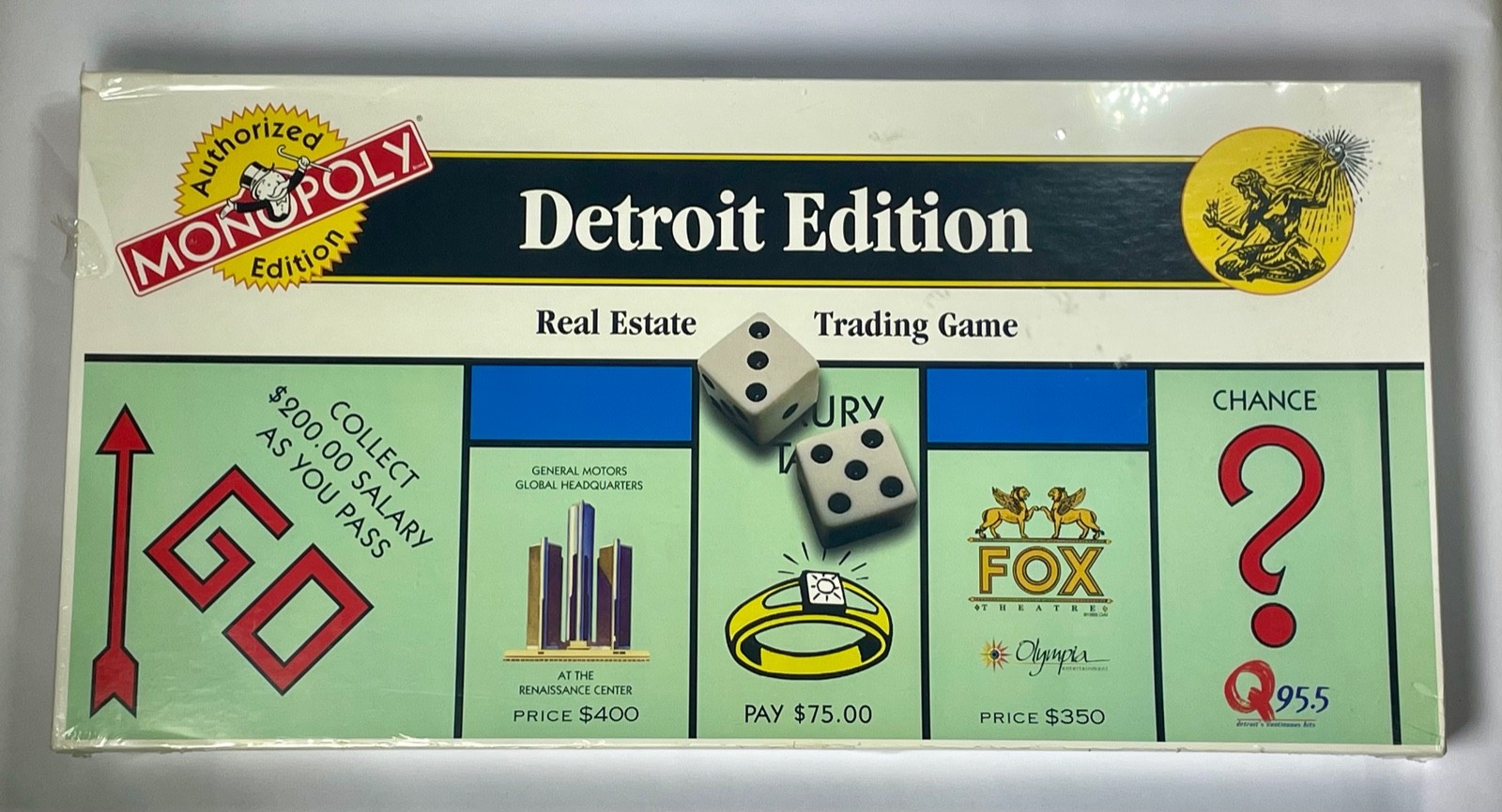 Monopoly Detroit Edition Board Game By Hasbro Sealed 1997 Vintage SEALED Monopoly Detroit Edition Board Game By Hasbro Sealed 1997 Vintage SEALED