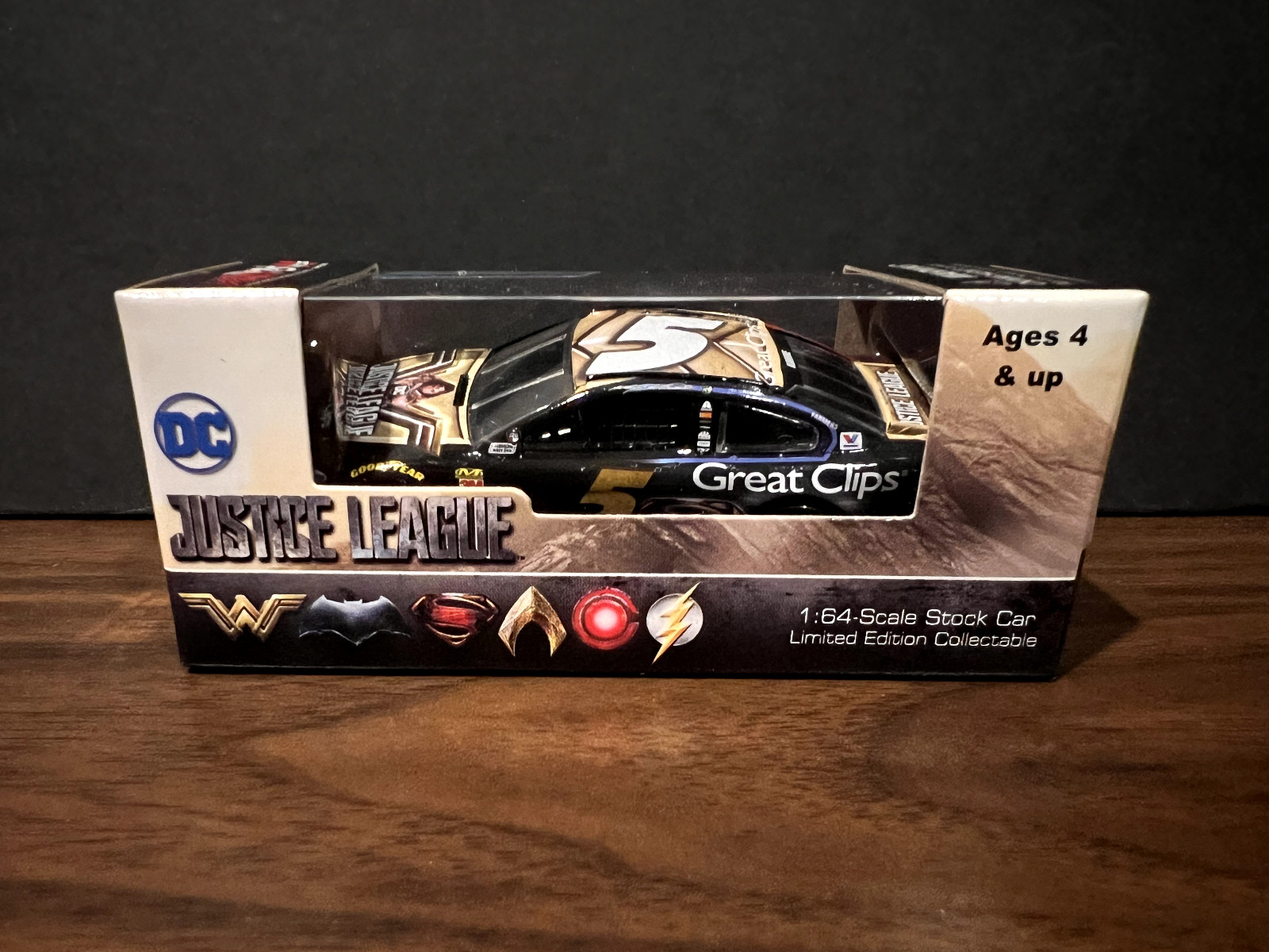 Kasey Kahne 2017 #5 Great Clips Justice League Hendrick Chevy SS 1/64 NASCAR CUP Kasey Kahne 2017 #5 Great Clips Justice League Hendrick Chevy SS 1/64 NASCAR CUP