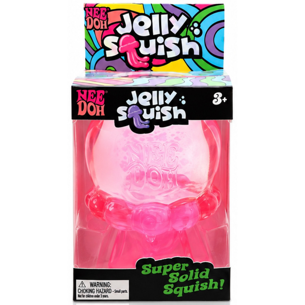 NeeDoh Jellyfish Jelly Squish Stress Relief Fidget Squeeze Toy Authentic