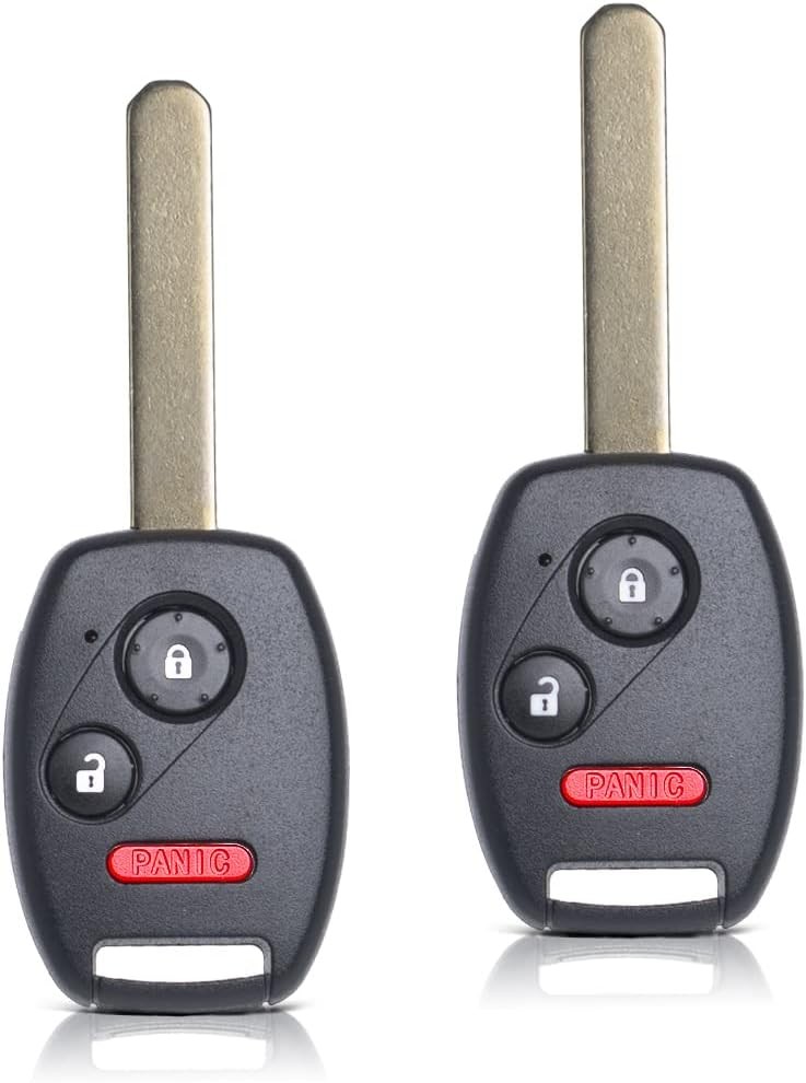 2PCS Key Fob Remote Replacement Fits Honda CR-V 2007 2008 2009 2010-2013/CR-Z
