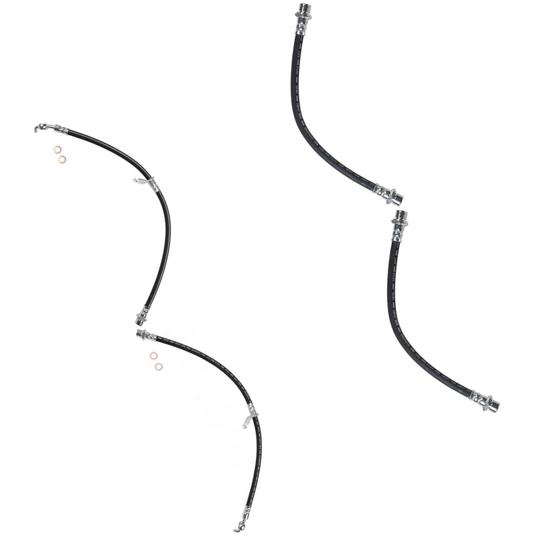 Toyota Sienna Front & Rear Brake Hydraulic Hose Kit Assembly 1998-2020