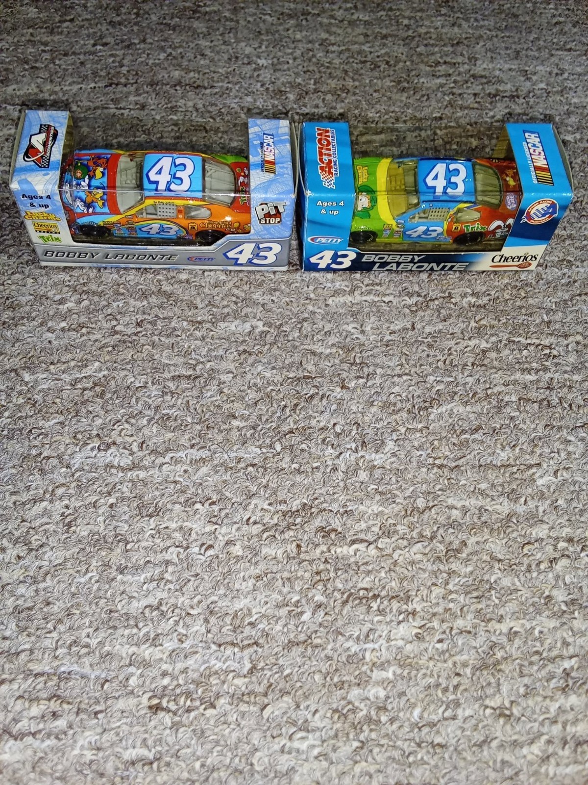 Bobby Labonte 2007 and 2008 General Mills 1/64 Scale **VERY RARE CARS**
