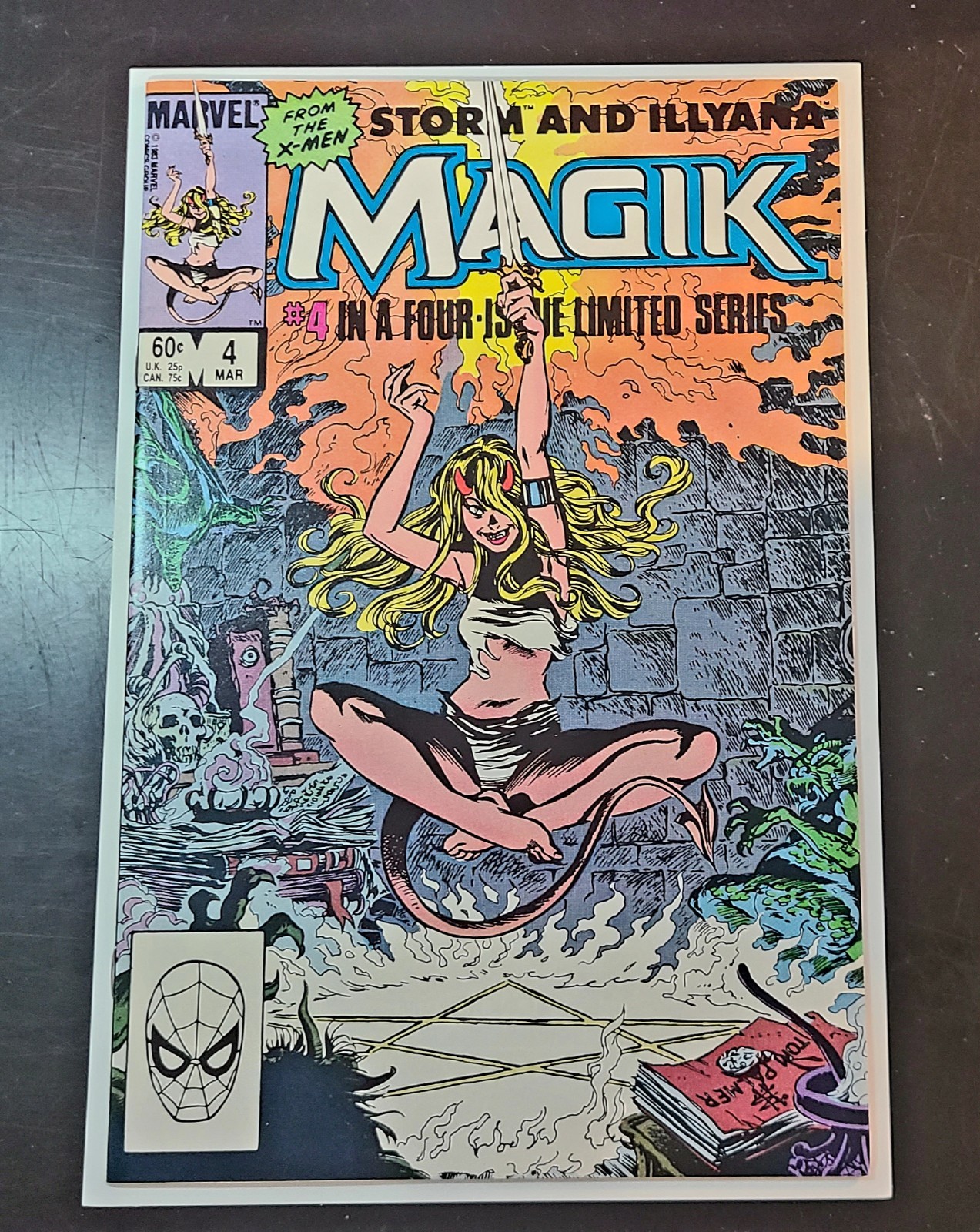1984 Marvel Magik #4 Comic Book /D436 GRADEABLE NM/MINT 1984 Marvel Magik #4 Comic Book /D436 GRADEABLE NM/MINT