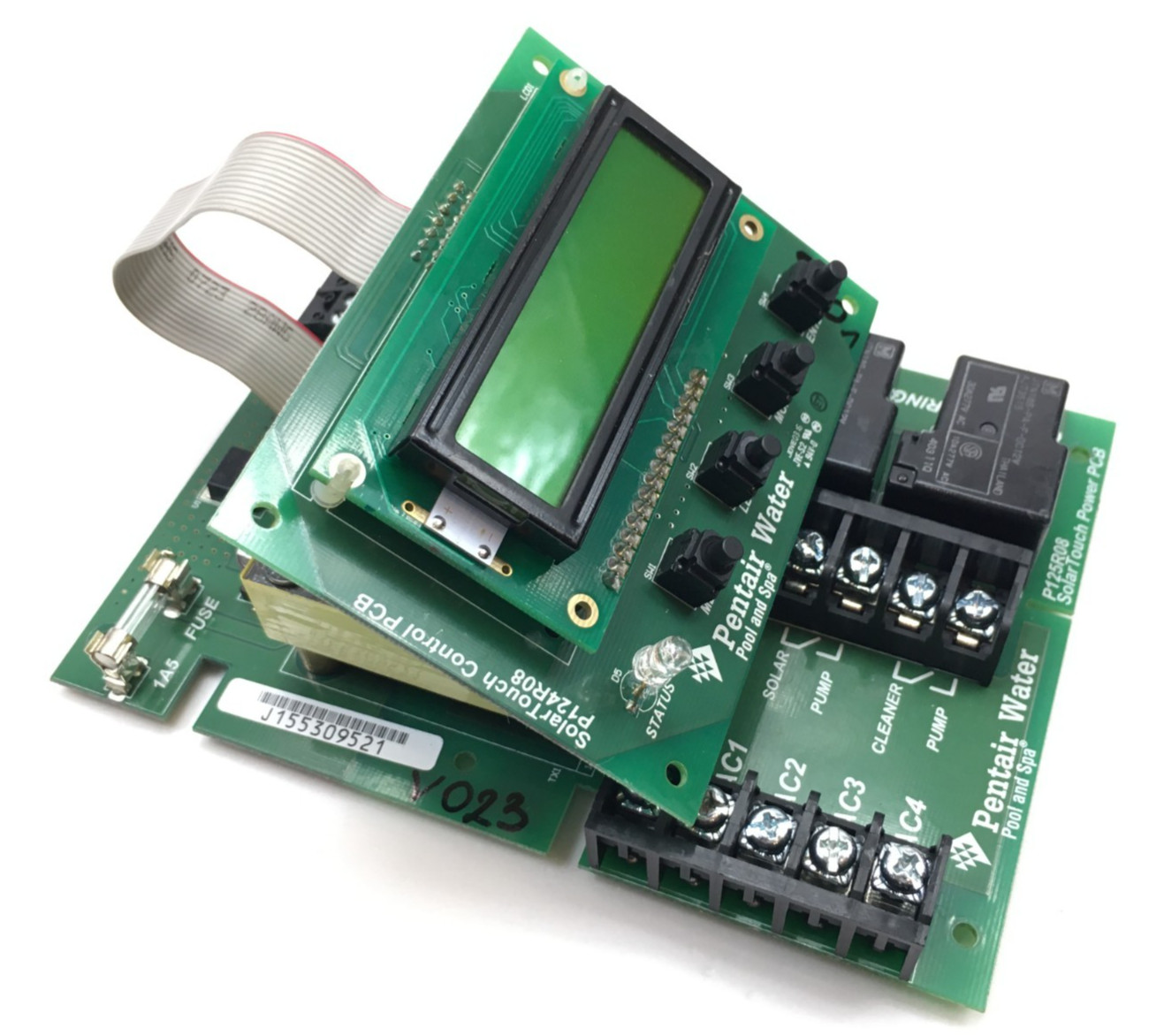 SolarTouch Pentair PCB Assembly P125R08 and P124R08 Water Pool/Spa  used #V023