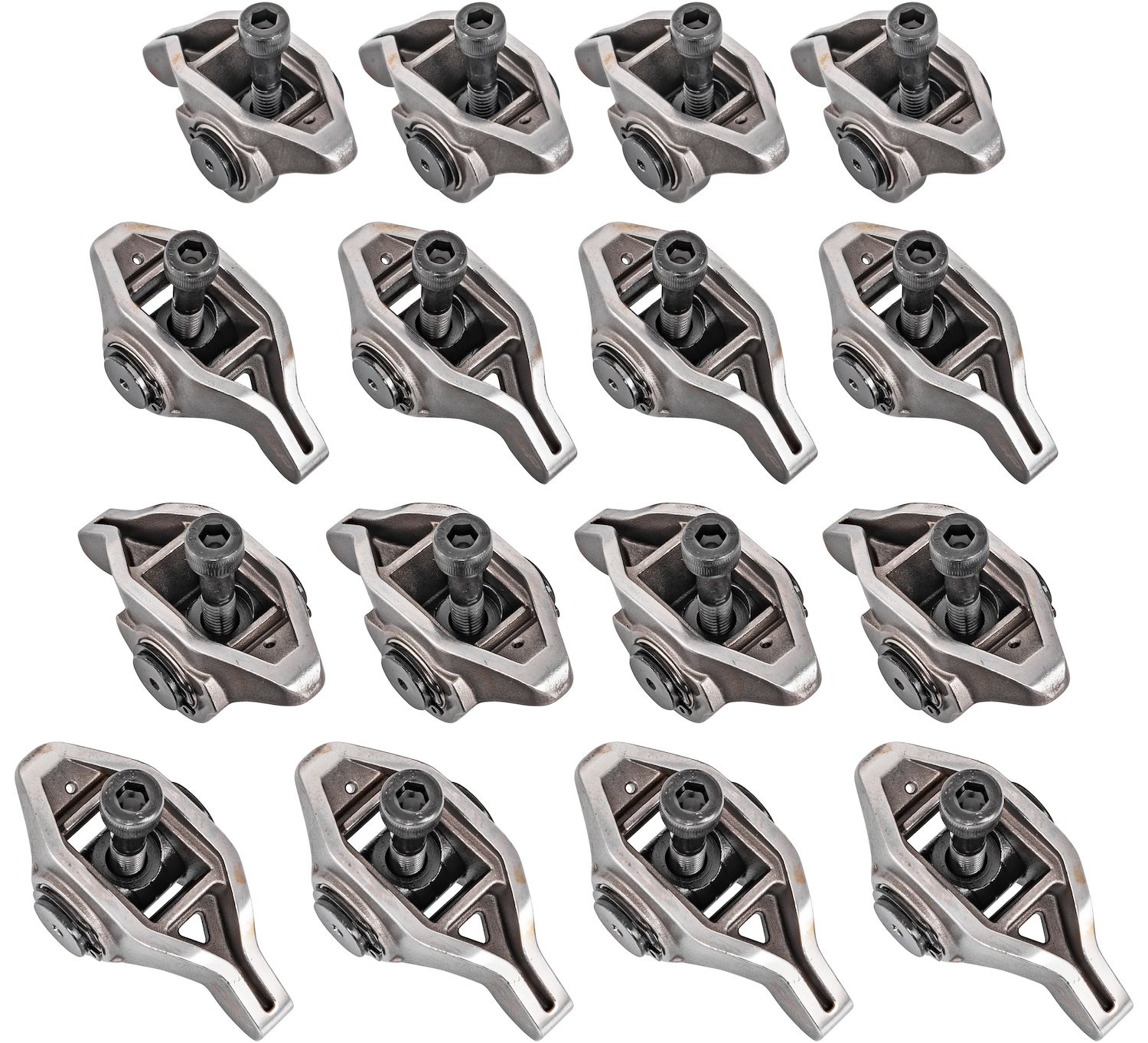 JEGS Pro-Series Cast Steel Rocker Arms w/Needle Bearing Trunnion for Ford 7.3L