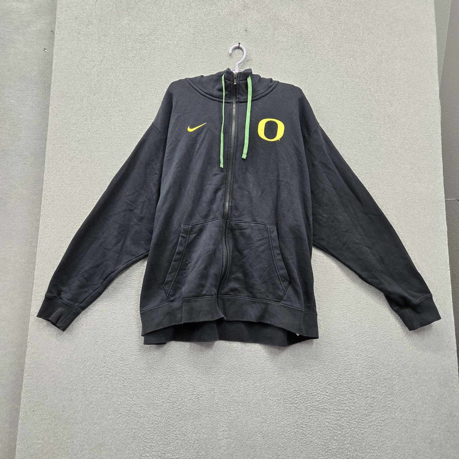 Oregon Ducks Men Hoodie 4XL Black Embroidered Nike Graphic Team Logo Activewear
