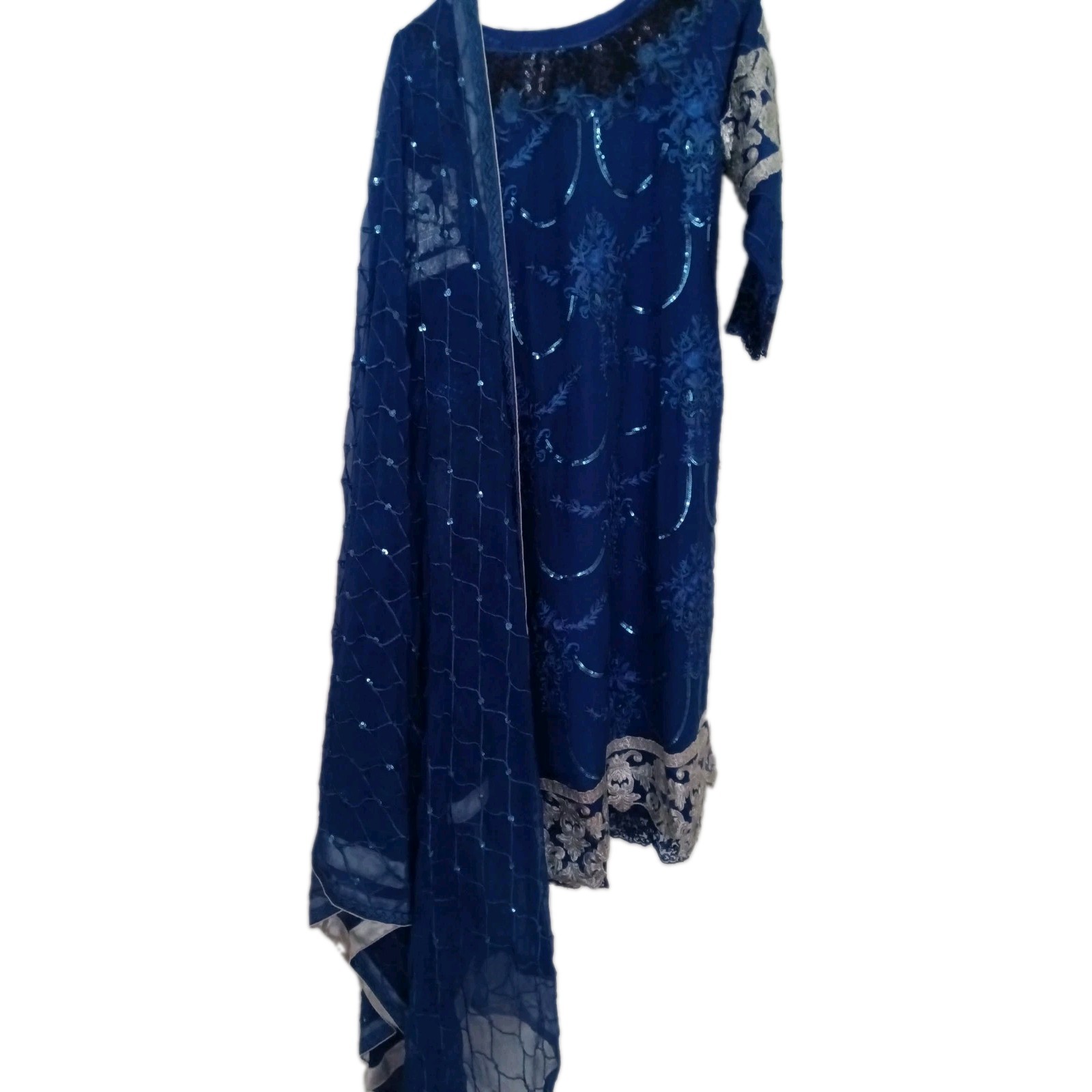 Brand New chiffon embroidery shalwar Kameez good  For casual or party wear,