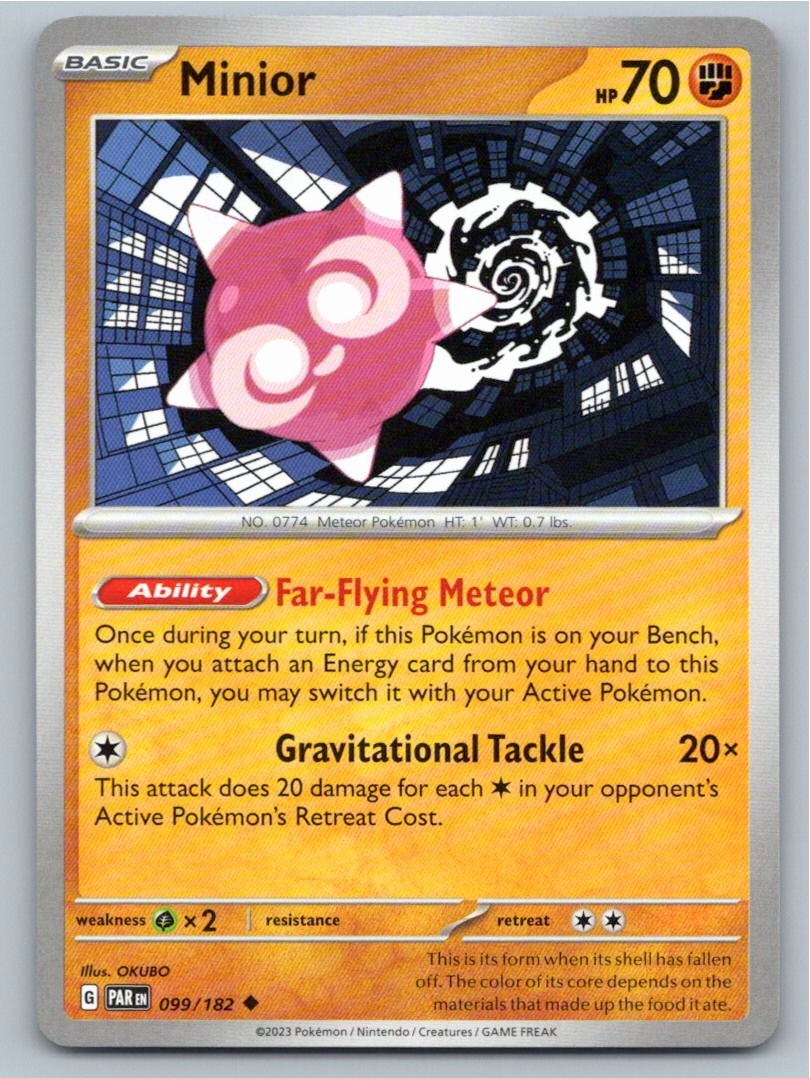2023 POKEMON MINIOR PARADOX RIFT 099/182 UC NM A55760 FREE S&H 2023 POKEMON MINIOR PARADOX RIFT 099/182 UC NM A55760 FREE S&H