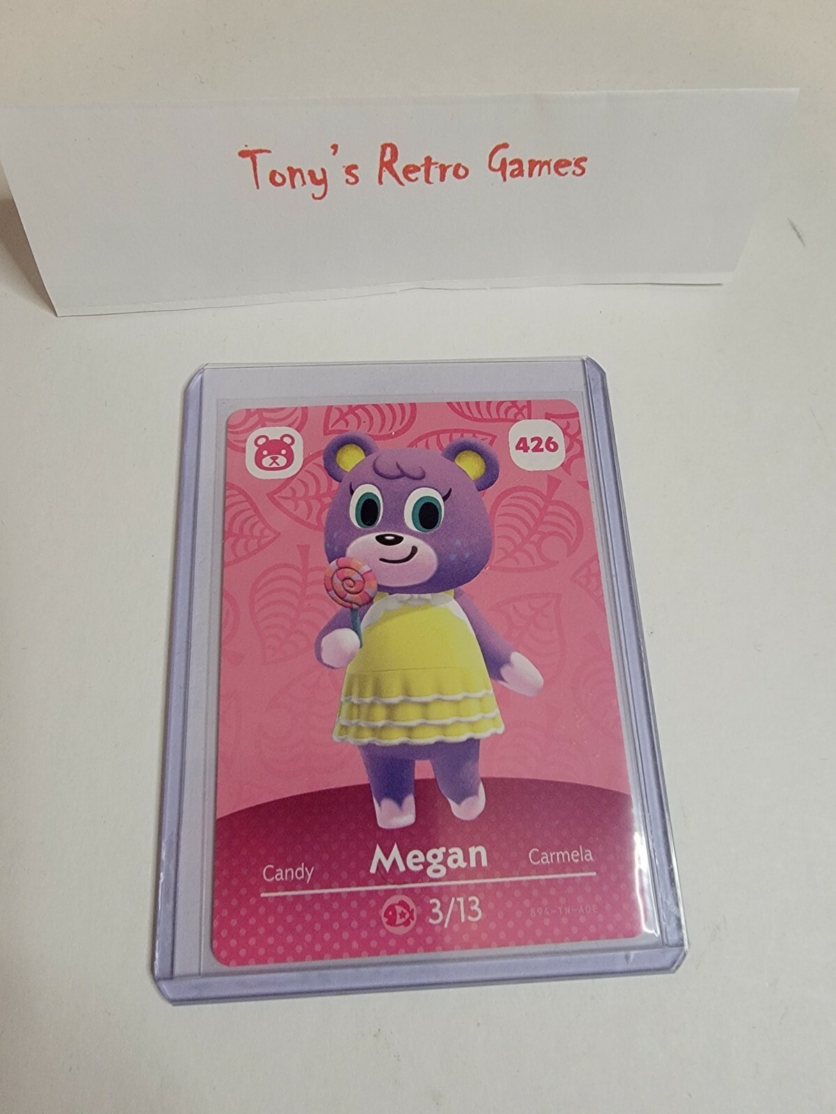 SUPER SALE MEGAN # 426 Animal Crossing Amiibo Card SERIES 5 MINT NEVER SCANNED