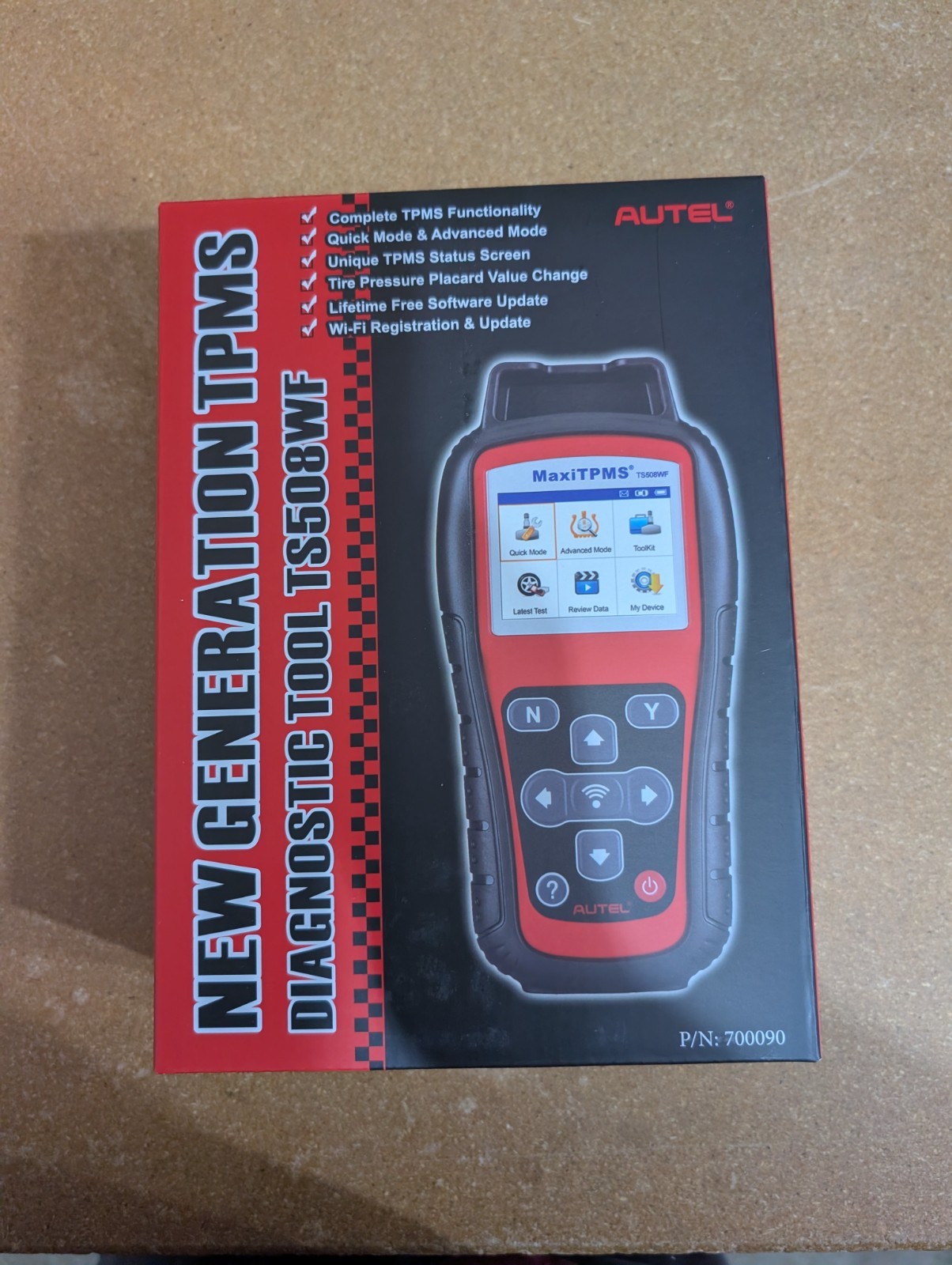 NEW Autel MaxiTPMS TS508WF TPMS - Relearn Reset Tool NEW Autel MaxiTPMS TS508WF TPMS - Relearn Reset Tool