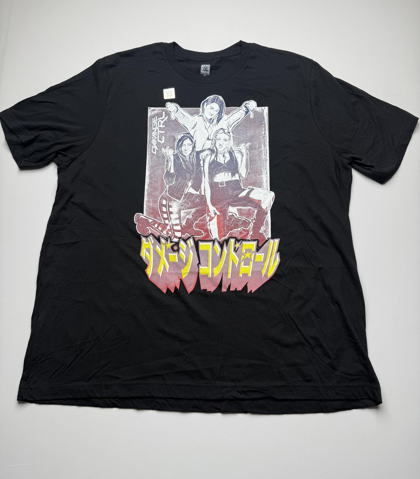 WWE Shirt Mens 3XL Black Damage CTRL Faction Graphic Tee Wrestling Japanese