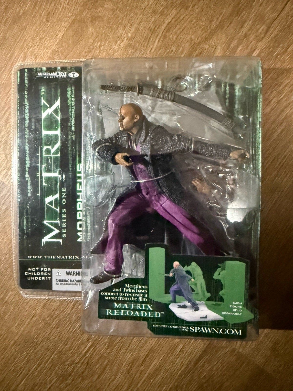 Vintage McFarlane Toys Matrix Series One Morpheus Action Figure Boxed w/Sword Vintage McFarlane Toys Matrix Series One Morpheus Action Figure Boxed w/Sword
