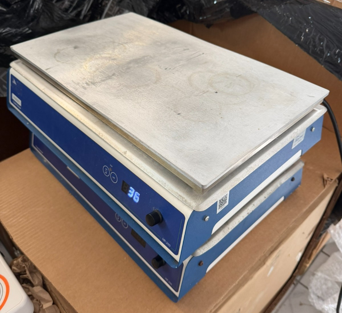 Working Cole-Parmer HP-200D-XL-S-120 Digital Hot Plate 12x20 Metal 120V 04807-83