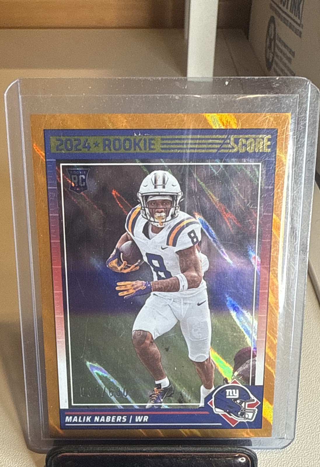 2024 Score - Rookies Malik Nabers #306 Lava /630 (RC) 2024 Score - Rookies Malik Nabers #306 Lava /630 (RC)