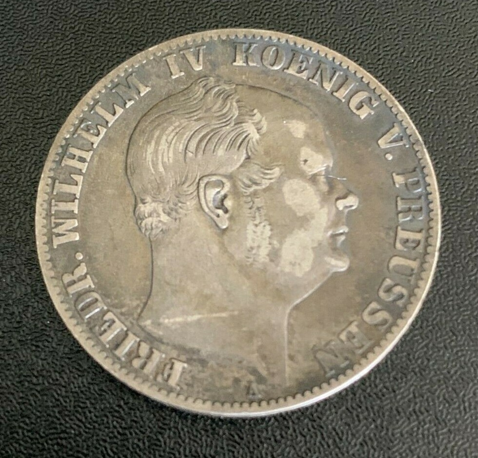 1859-A German States Prussia Silver Thaler - Choice VF 1859-A German States Prussia Silver Thaler - Choice VF