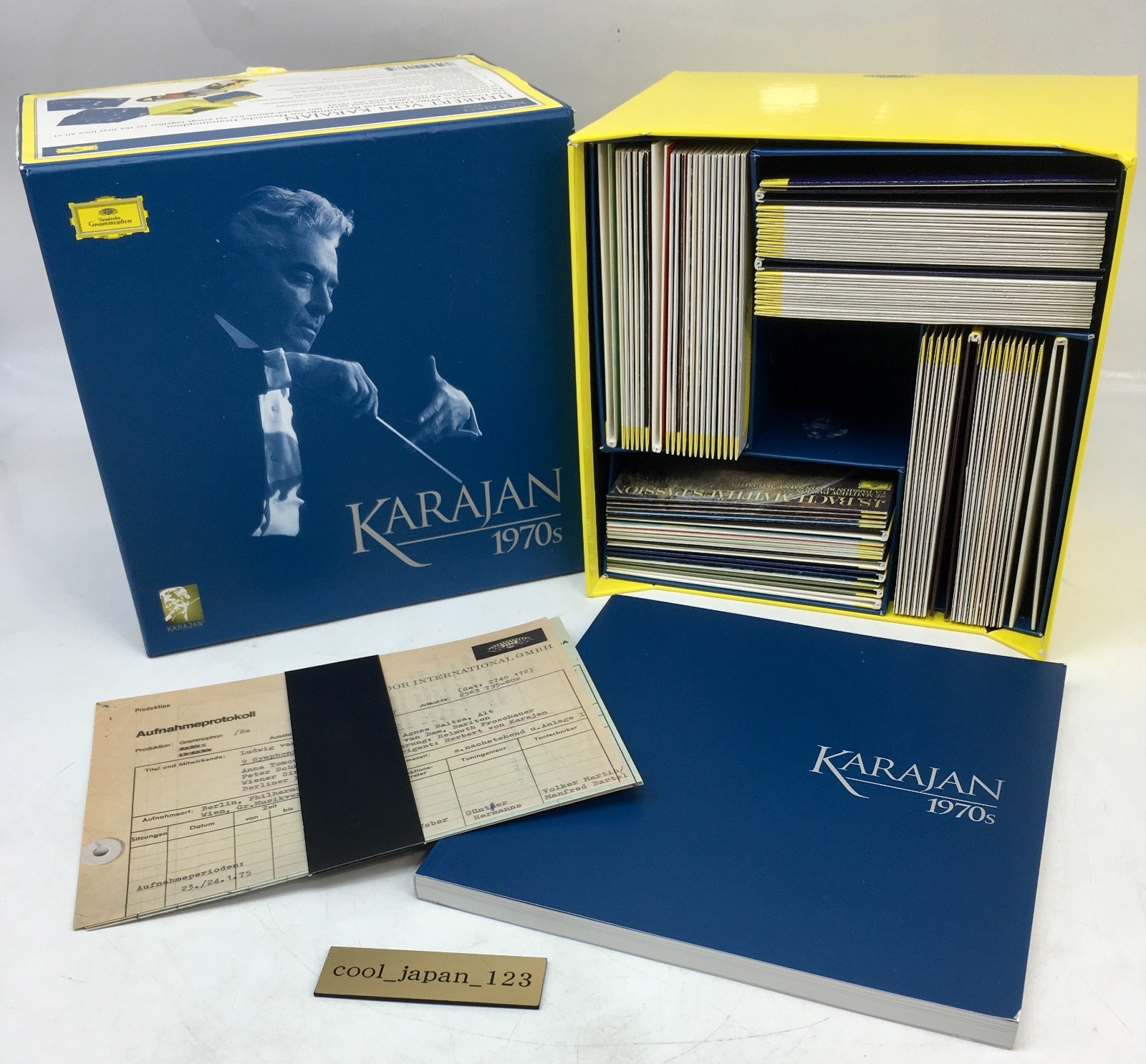Herbert von Karajan 1970s Complete DG Recordings 82CD Box Set Rare Japan