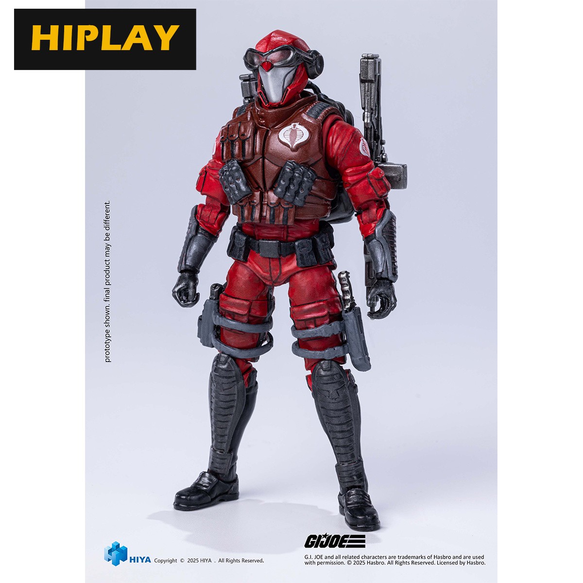 HIPLAY HIYA G.I.Joe Crimson Viper EMG0461 1/18 Scale Action Figure