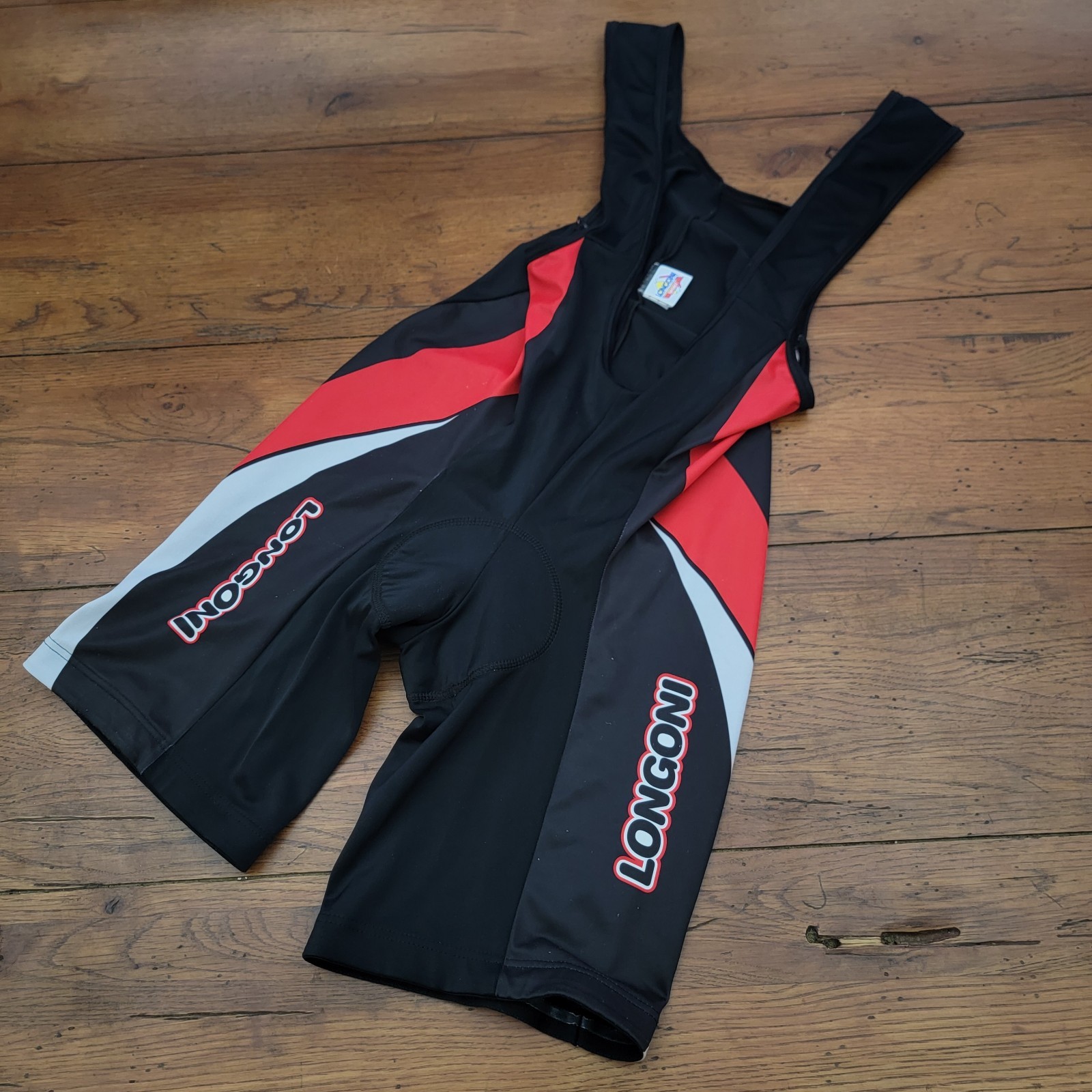 Longoni Mens Medium Cycling Bibshorts Italy 7\