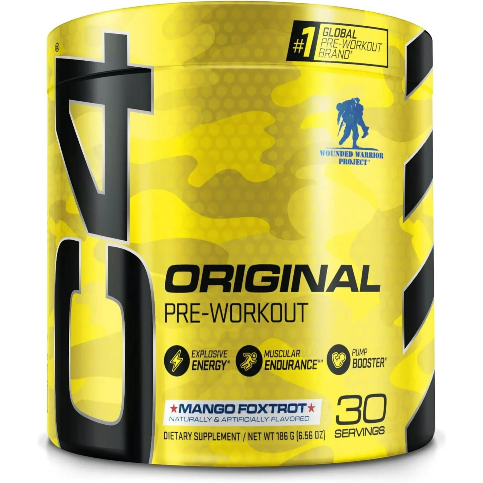 C4 Original Pre Workout Powder, Mango Foxtrot, 30 Servings / 6.5 OZ C4 Original Pre Workout Powder, Mango Foxtrot, 30 Servings / 6.5 OZ