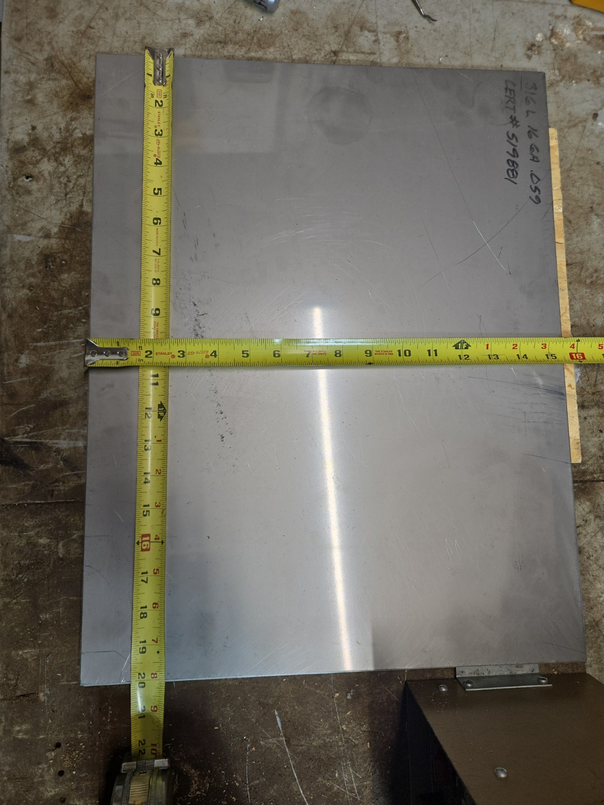 316L Stainless Steel Sheet 20\