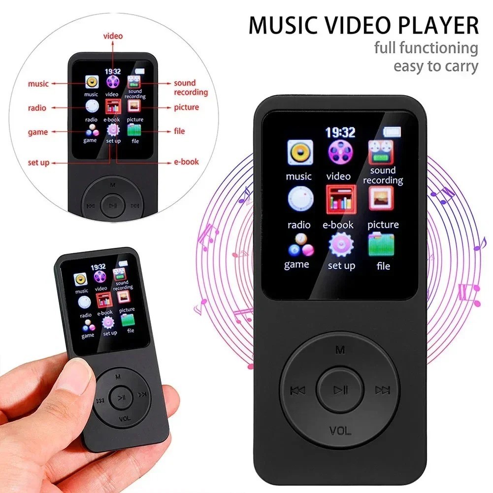 Personal Portable Pocket Digital FM Radio Earphone Bluetooth MP3-USA Personal Portable Pocket Digital FM Radio Earphone Bluetooth MP3-USA
