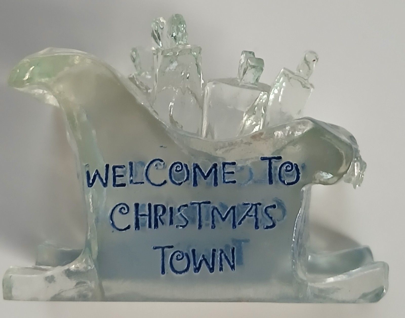 Hawthorne Village Rudolph's Christmas Town Welcome to Christmas Town Sign 2003 Hawthorne Village Rudolph's Christmas Town Welcome to Christmas Town Sign 2003