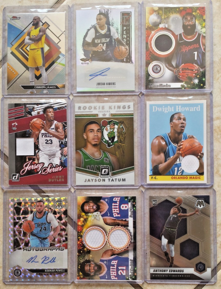 HUGE AUTO, GAME USED, ROOKIE, BASKETBALL CARD LOT LOADED HUGE AUTO, GAME USED, ROOKIE, BASKETBALL CARD LOT LOADED