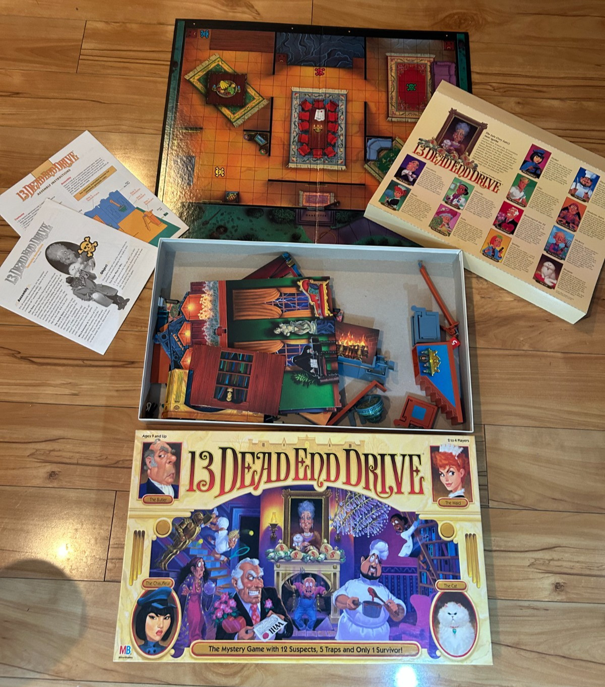 VINTAGE 13 Dead End Drive COMPLETE Milton Bradley 1993 90\'s Board Game VINTAGE 13 Dead End Drive COMPLETE Milton Bradley 1993 90\'s Board Game
