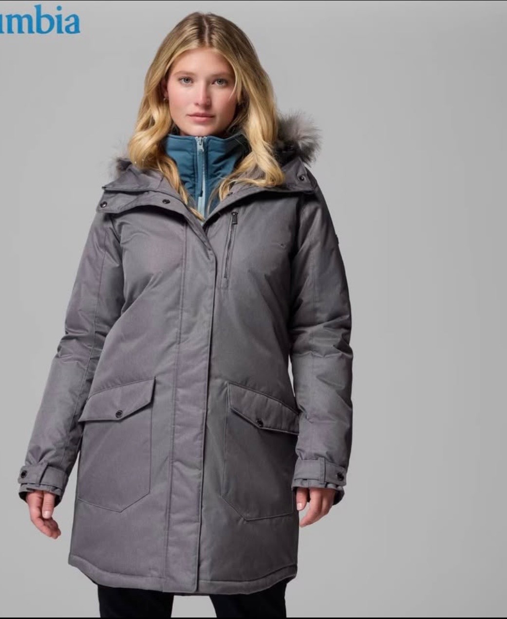 Columbia Suttle Mountain Long Insulated Jacket - Women\'s XS - City Grey Columbia Suttle Mountain Long Insulated Jacket - Women\'s XS - City Grey