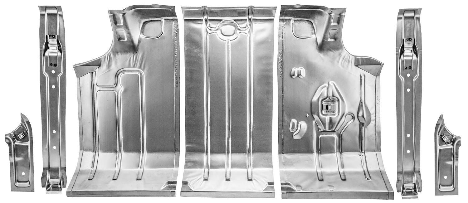 JEGS Trunk Floor Pan Kit for 1964-1967 GTO, LeMans, Tempest, Skylark, Cutlass