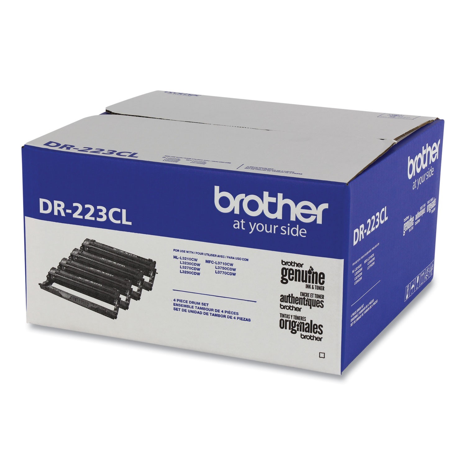 Brother DR223CL Drum Unit, 18,000 Page-Yield, Black/Cyan/Magenta/Yellow Brother DR223CL Drum Unit, 18,000 Page-Yield, Black/Cyan/Magenta/Yellow
