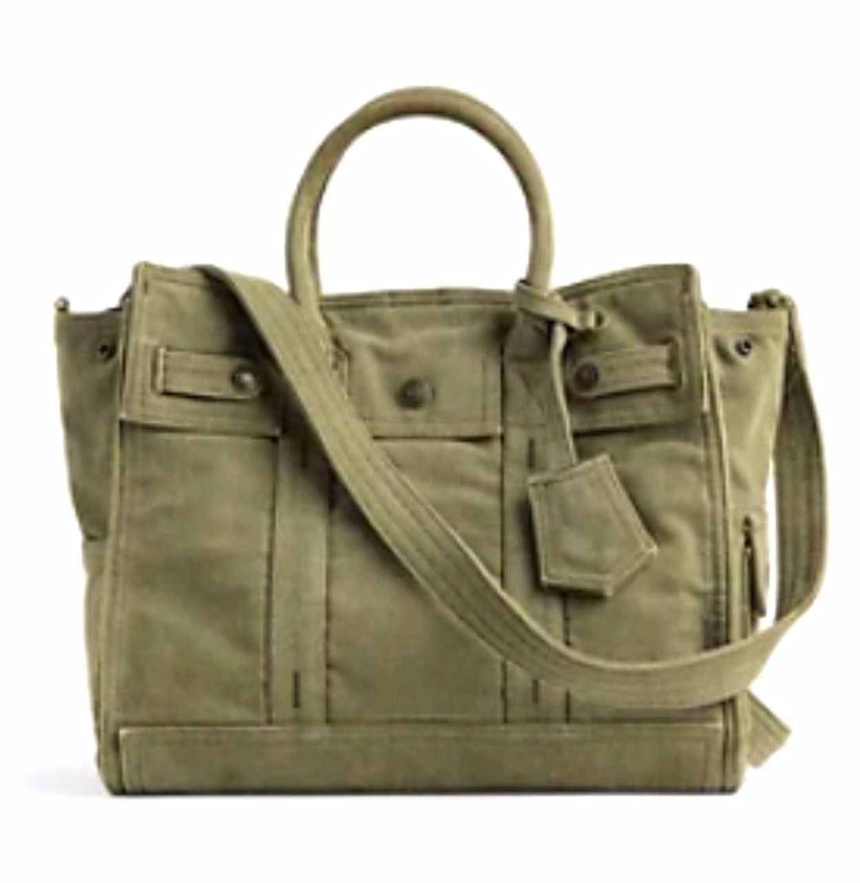 GAP Five Pocket Tote Bag NWT Olive green canvas GAP Five Pocket Tote Bag NWT Olive green canvas