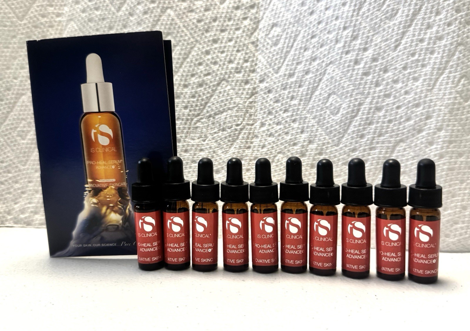 10x iS Clinical Pro-Heal Serum Advance+ Restorative, Travel 3.75ml ea=full Size+ 10x iS Clinical Pro-Heal Serum Advance+ Restorative, Travel 3.75ml ea=full Size+