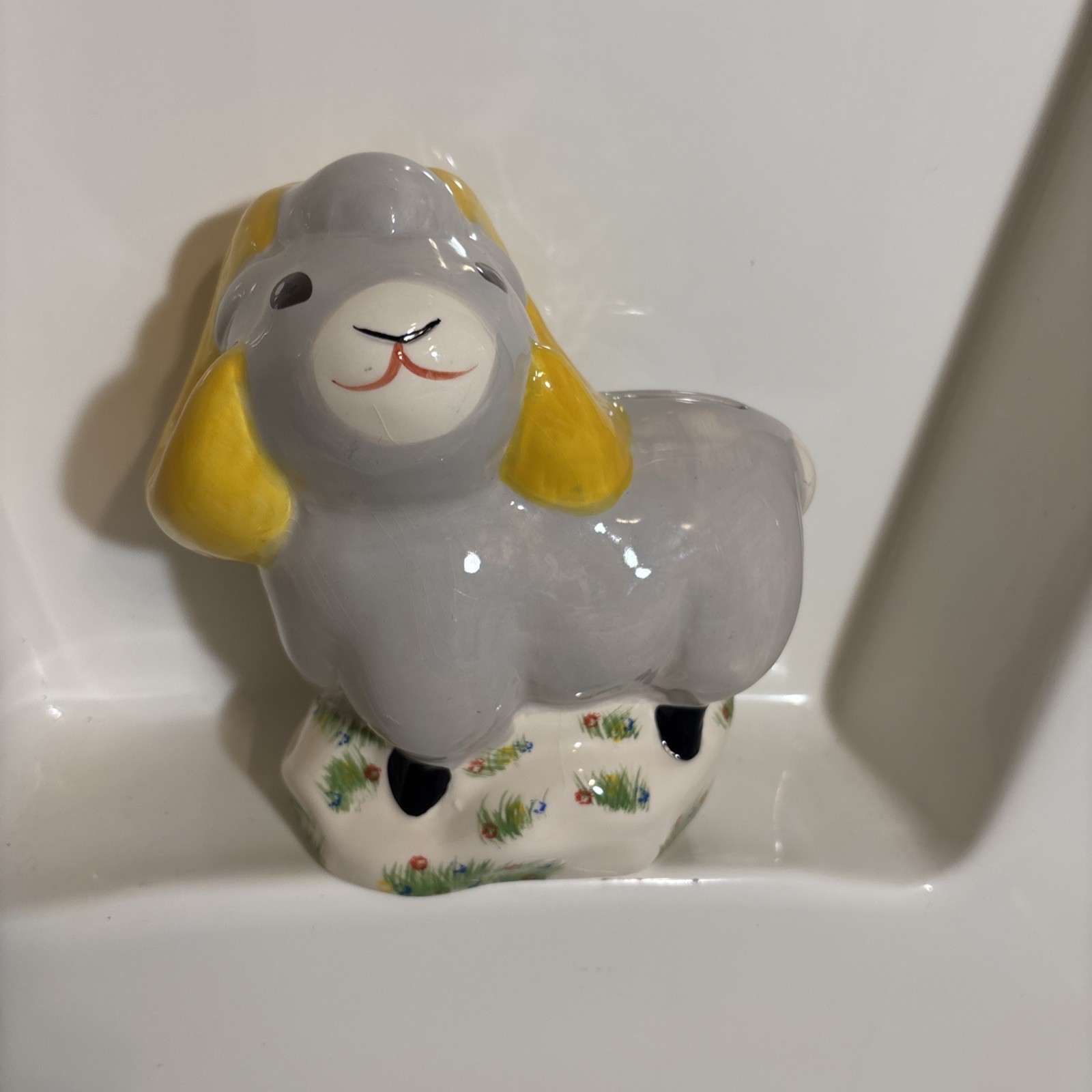 Wells Fargo Year Of The Ram Piggy Bank Ceramic 7 Inches Tall Sheep Wells Fargo Year Of The Ram Piggy Bank Ceramic 7 Inches Tall Sheep