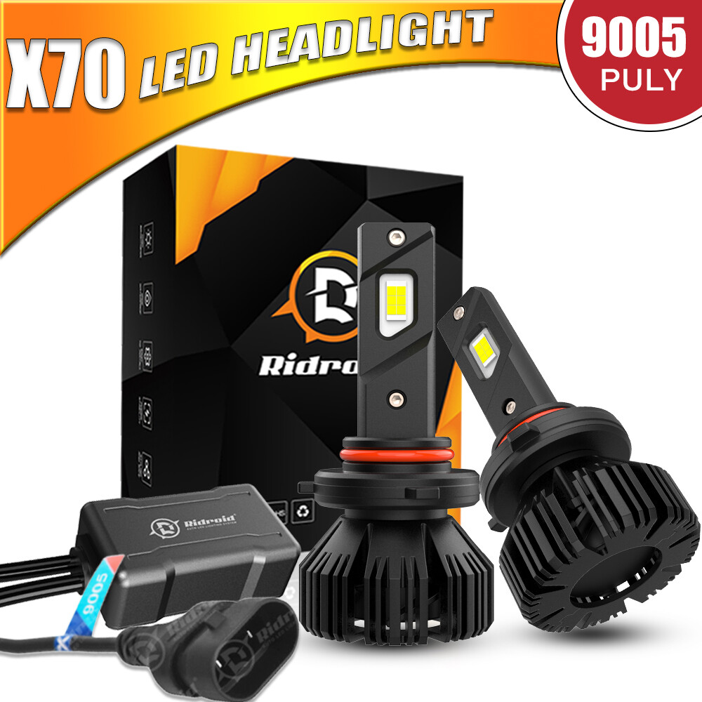 CANbus 9005 HB3 LED Headlight Super Bright Bulbs Kit HIGH/LOW Beam 6500K White